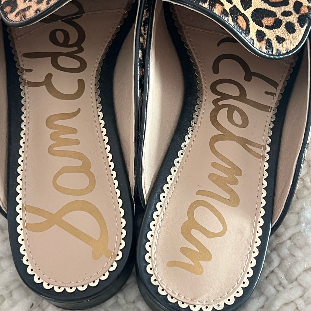 Sam Edelman Calf hair Animal Print Loafers - Picture 3 of 5